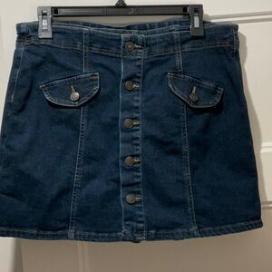 One 5 One Denim Blue Skort